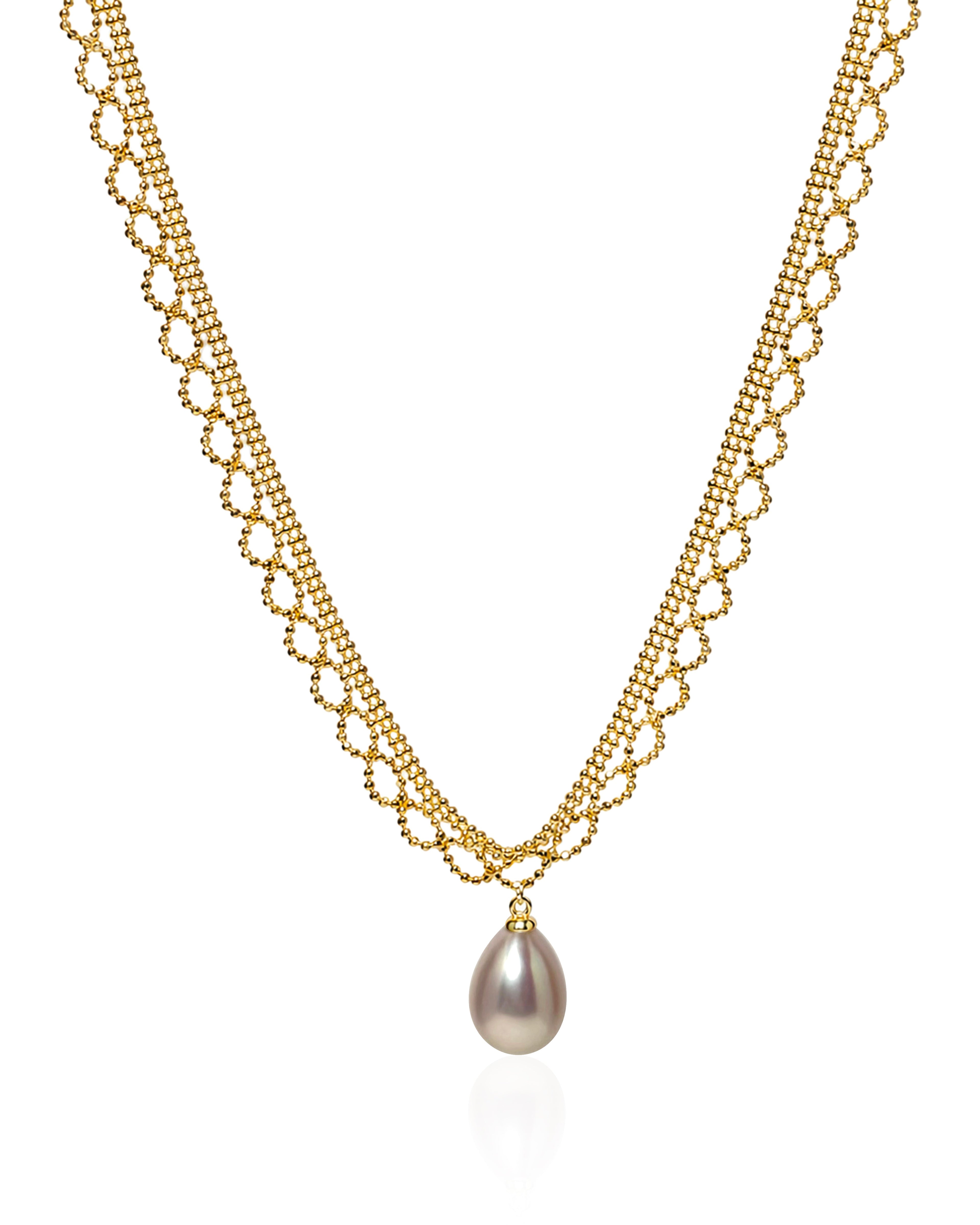 Lacewater Pearl Choker Necklace