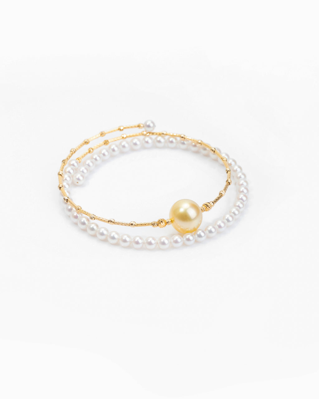 Solar Pearl Wrap Bracelet