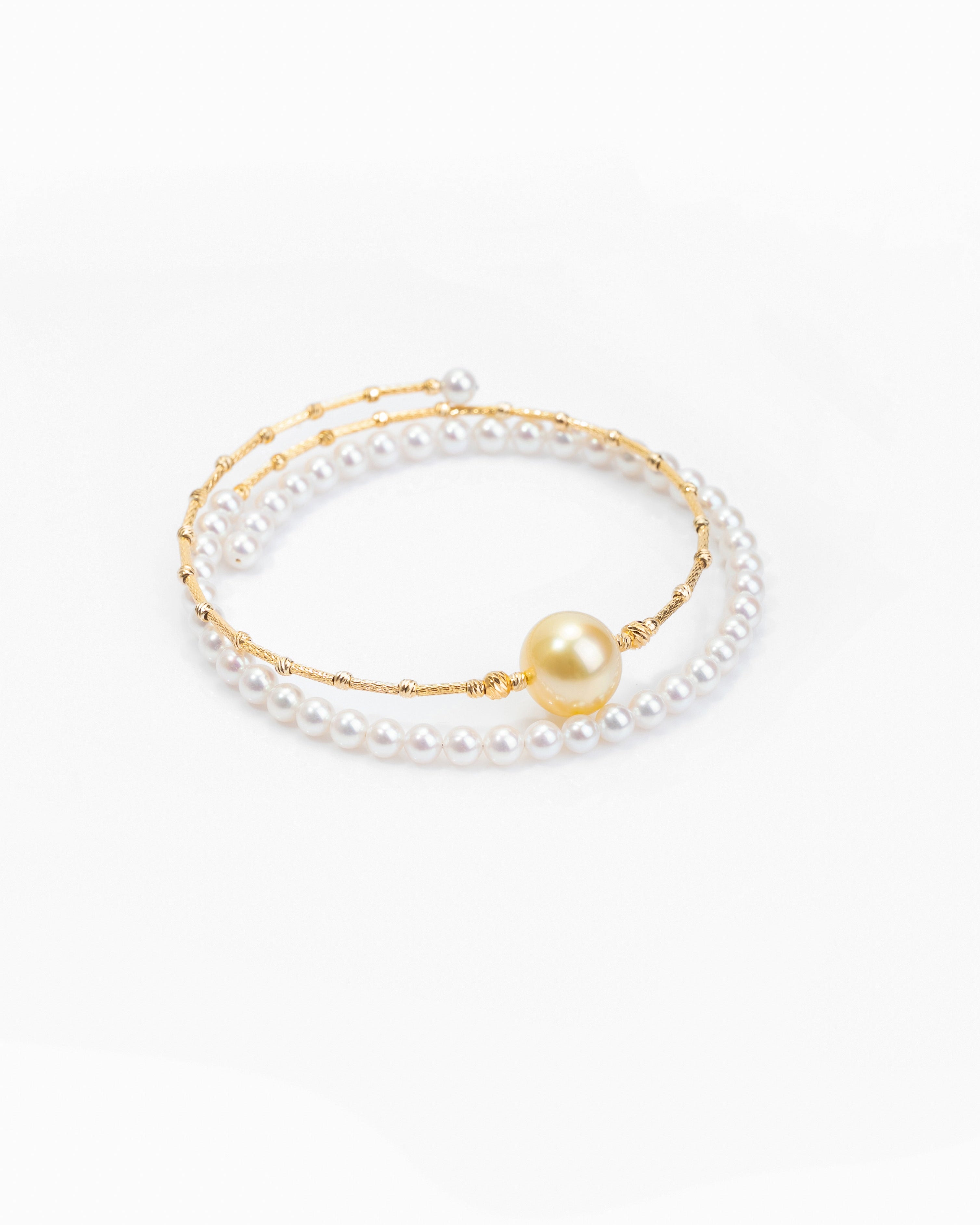 Solar Pearl Wrap Bracelet