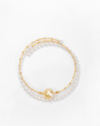 Solar Pearl Wrap Bracelet