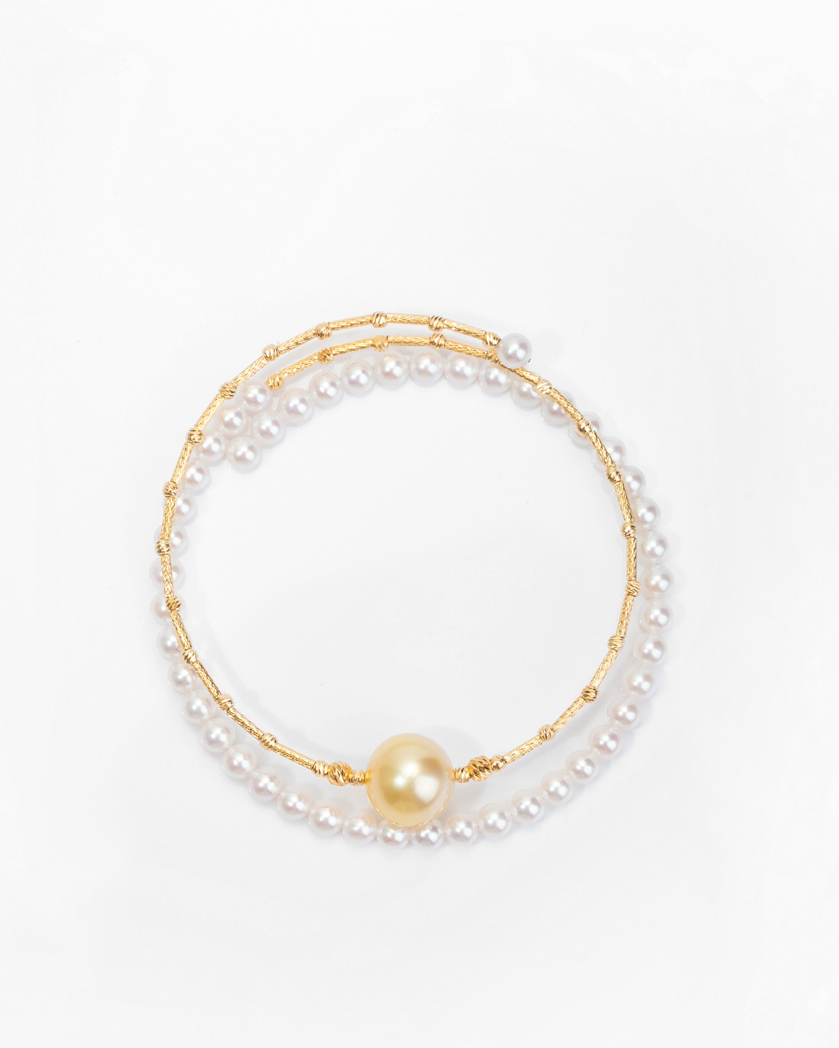 Solar Pearl Wrap Bracelet