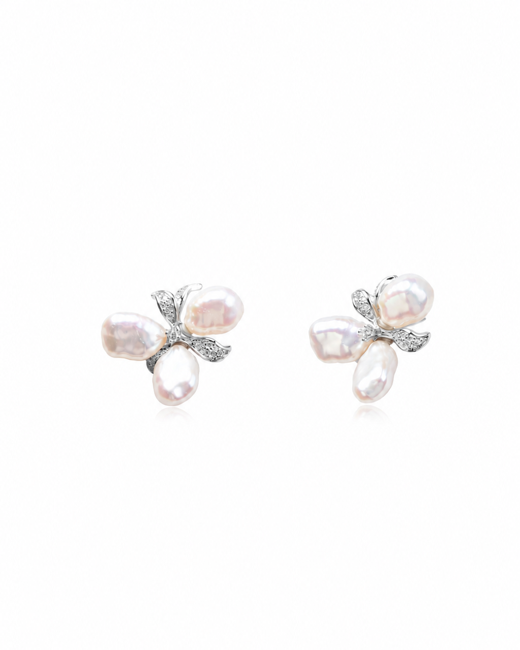 Petal Baroque Pearl Studs