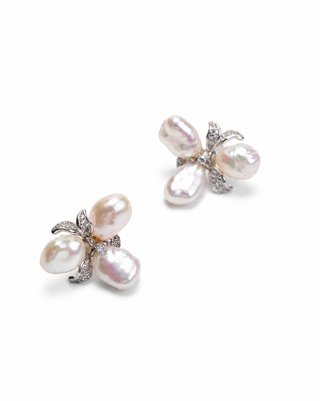 Petal Baroque Pearl Studs