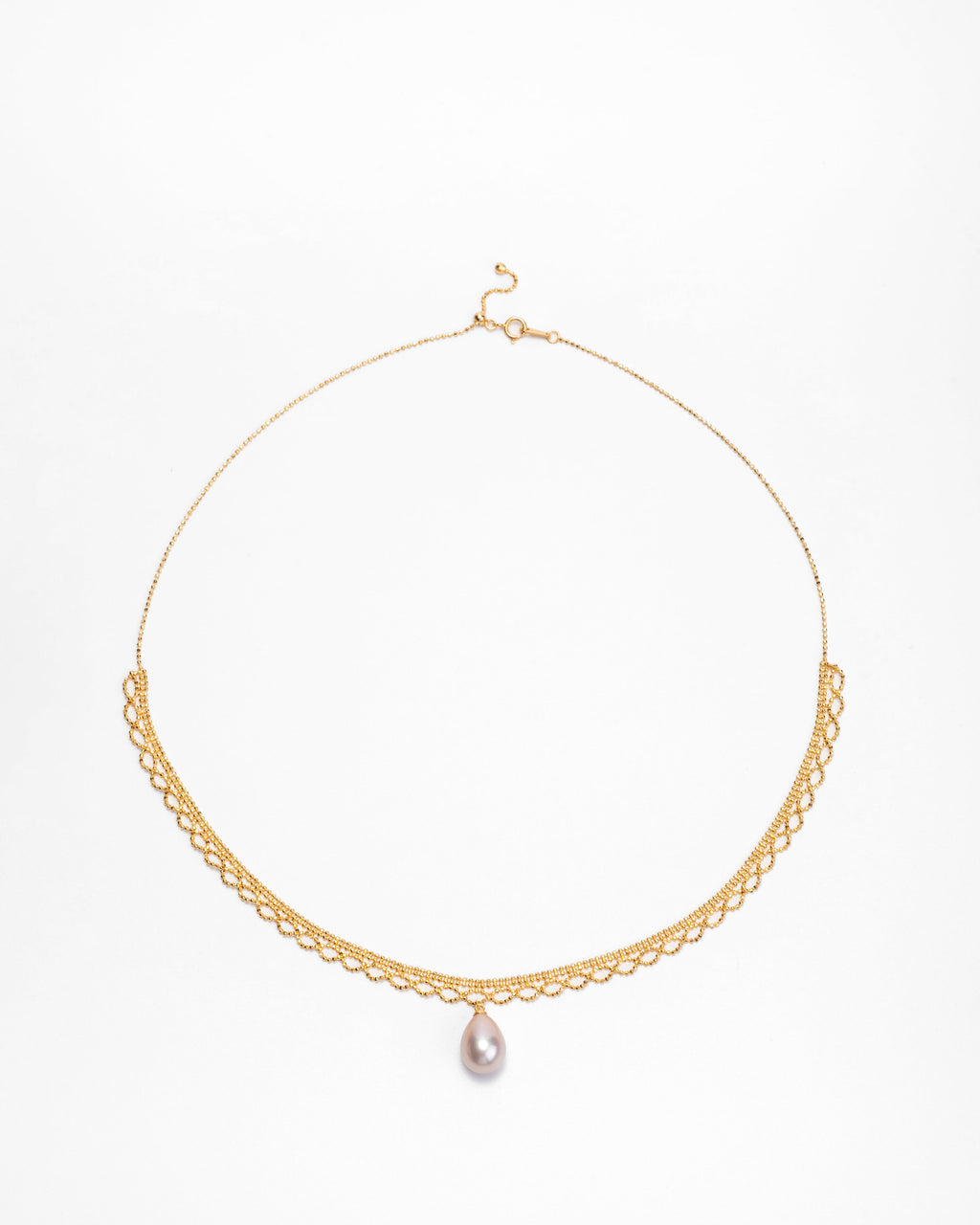 Lacewater Pearl Choker Necklace