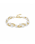 Golden Lace Pearl Bracelet