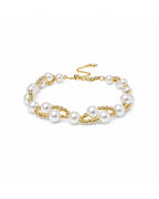 Golden Lace Pearl Bracelet